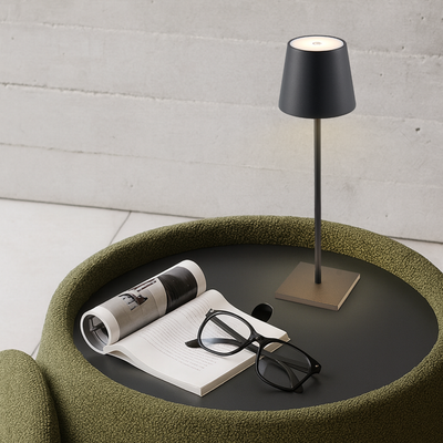 CLIO RECHARGEABLE TABLE LAMP — lifestyle