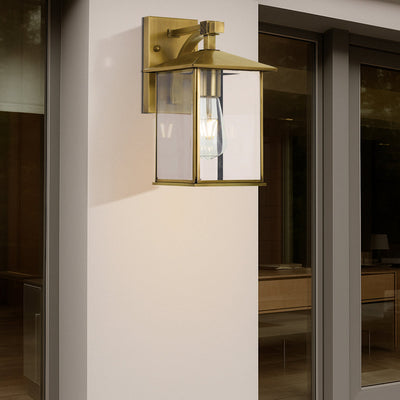 Coby Exterior Wall Light Small/Large — lifestyle