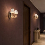 Cognac Twin Led Wall Light