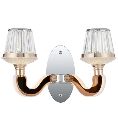 Cognac Twin Led Wall Light