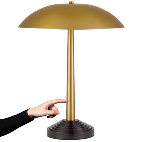 Corvus Table Lamp — Antique Brass