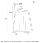 Cosca Exterior Wall Light Small