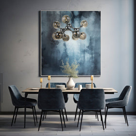 Cosmic 9 Light Pendant Brass / Opal — lifestyle