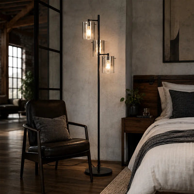 Crevil 3 LED Floor Lamp — lifestyle