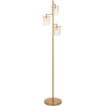 Crevil 3 LED Floor Lamp — Antique Gold