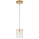 Crevil 1 Pendant Light — Antique Gold
