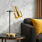 Croset Table Lamp in Black & Gold — lifestyle