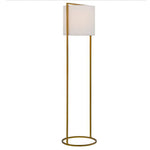 Loftus 1 Light Floor Lamp Antique Gold