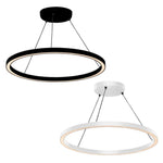 Circa LED Pendant Light 40w 800mm in Black or White Havit Commercial - HCP-64X13X, HCP-64X13X
