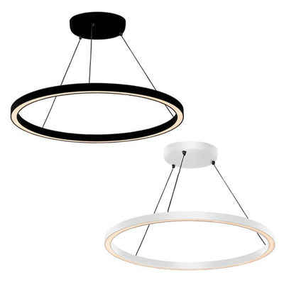Circa LED Pendant Light 40w 800mm in Black or White Havit Commercial - HCP-64X13X, HCP-64X13X