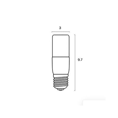 E27 T30 5W LED Tubular Globe Opal Non-Dimmable