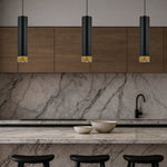Dakota Modern LED Cylinder Pendant Light — lifestyle