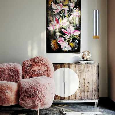 Dakota Modern LED Cylinder Pendant Light — lifestyle