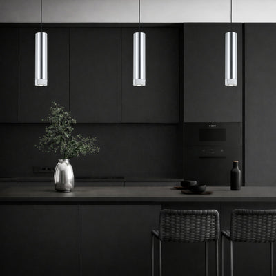 Dakota Modern LED Cylinder Pendant Light — lifestyle
