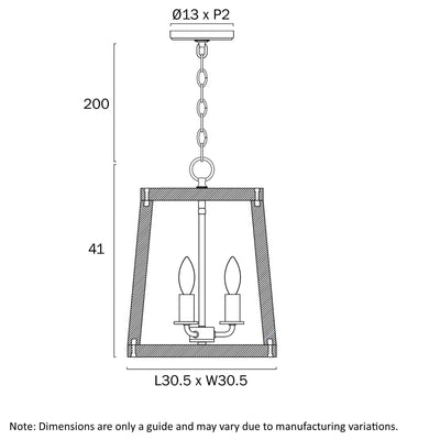 Dalton Pendant Light 3Lt, 4Lt, 6Lt