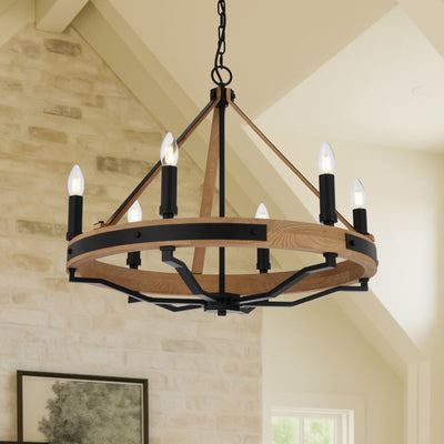Darien 6 Pendant Light — lifestyle