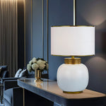 Davila Ceramic Table Lamp — lifestyle