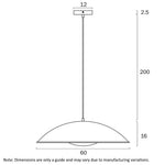 Daxia Pendant Light 1Lt