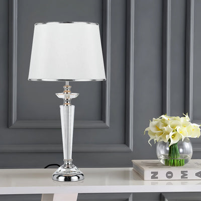 Contemporary Crystal Table Lamp — lifestyle