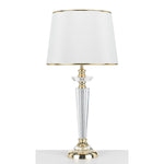 Contemporary Crystal Table Lamp