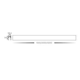 Deep Track to suit Low Voltage Track System in Black Havit Commercial - HCP-10291-HE