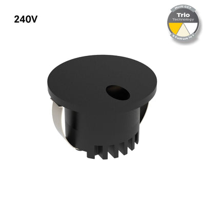 Domus AURA 240V RND 3W LED TRIO IP20 Steplight