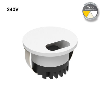 Domus AURA 240V RND 3W LED TRIO IP20 Steplight