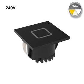 Domus AURA 240V SQR 3W LED TRIO IP20 Steplight