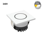 Domus AURA 240V SQR 3W LED TRIO IP20 Steplight