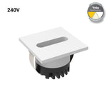 Domus AURA 240V SQR 3W LED TRIO IP20 Steplight