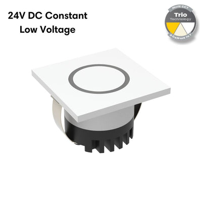 Domus AURA 24V SQR 3W LED TRIO IP20 Steplight