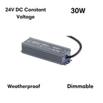 Domus DRIVER-24V-IP67-DIM - 30W/60W/100W/150W/200W 24V DC Constant Voltage Dimmable Outdoor LED Driver
