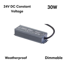 Domus DRIVER-24V-IP67-DIM - 30W/60W/100W/150W/200W 24V DC Constant Voltage Dimmable Outdoor LED Driver