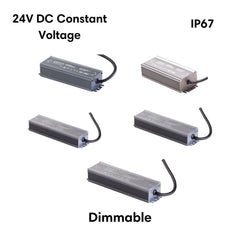 Domus DRIVER-24V-IP67-DIM - 30W/60W/100W/150W/200W 24V DC Constant Voltage Dimmable Outdoor LED Driver