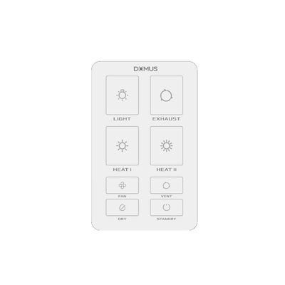 Domus INFINITY 6-in-1 Premium: Smart Bathroom Heating, Ventilation & Lighting