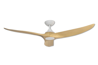 Hunter Pacific Evolve DC Ceiling Fan 60 inch White with Oak Blades