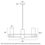 Eamon Pendant Light 6Lt