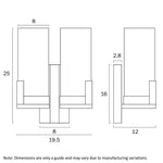Eamon Indoor Wall Light 2Lt