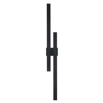 Ebiza Twin LED Exterior Wall Light — Black
