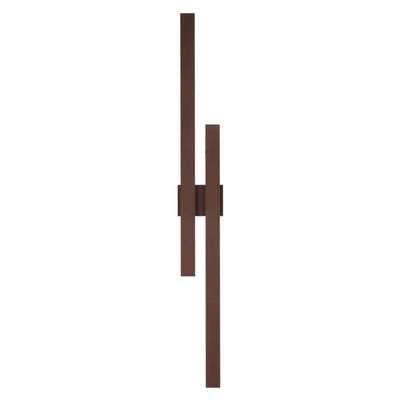 Ebiza Twin LED Exterior Wall Light — Rust