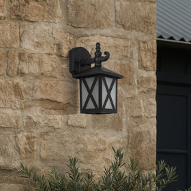 Eldon Outdoor Wall Light — lifestyle