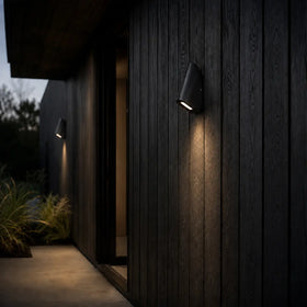 Elgin 24V Exterior Step Wall Light — lifestyle