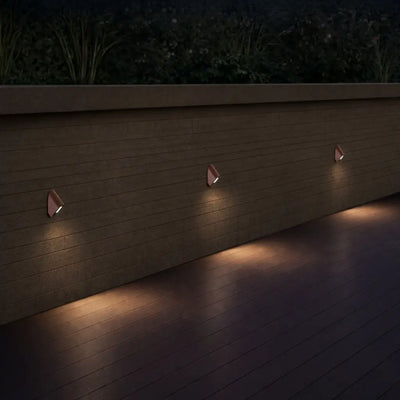 Elgin 24V Exterior Step Wall Light — lifestyle