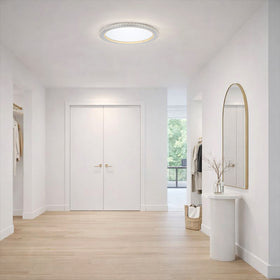 Elie 50Cm 32W 3Cct LED Oyster Dimmable Ceiling Light — lifestyle