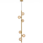 Elson 6 Pendant Light — Amber Tear