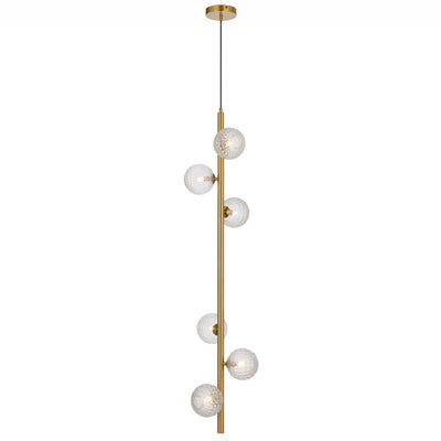 Elson 6 Pendant Light — Clear Prism