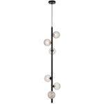Elson 6 Pendant Light — Amber Tear