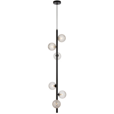 Elson 6 Pendant Light — Amber Tear