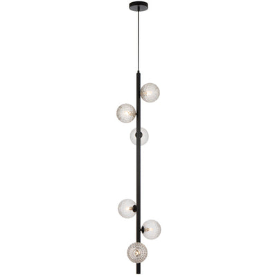 Elson 6 Pendant Light — Clear Prism