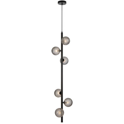 Elson 6 Pendant Light — Smoke Tear